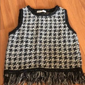 Zara sleeveless vest top